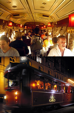 メルボルン名物 コロニアルトラムカーレストラン