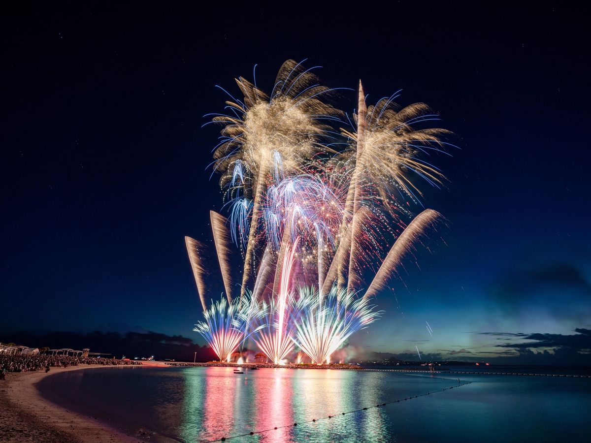 Ocean Expo Park Fireworks Festival at Emerald Beach