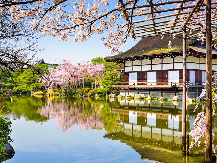 Japan_Kyoto_Heian Jingu Shrine_Cherry Blossoms_Spring_shutterstock_254845927