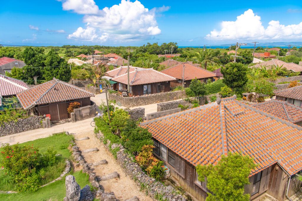竹富島の集落