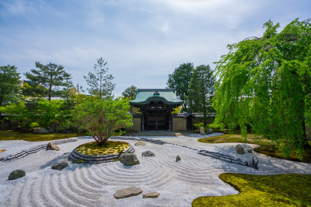 高台寺の方丈前庭