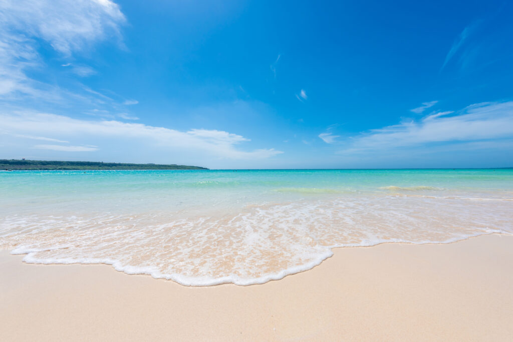 透明度の高い宮古島の海