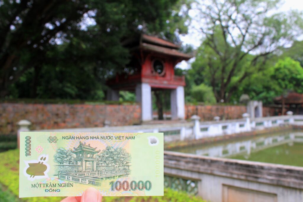 ベトナム最古の大学跡である文廟