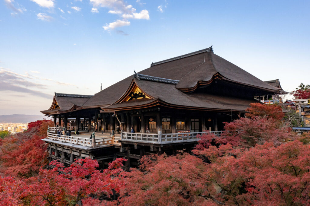 京都の紅葉と清水寺