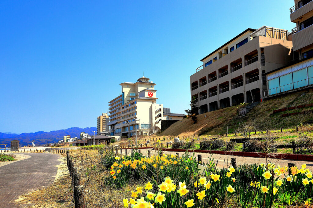 瀬波温泉の絶景スポット