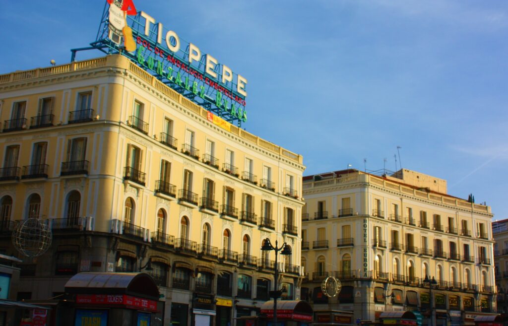 マドリードのプエルタ・デル・ソル