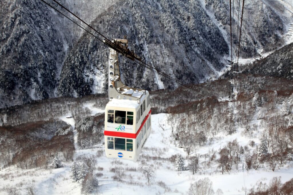 飛騨高山の新穂高ロープウェイ