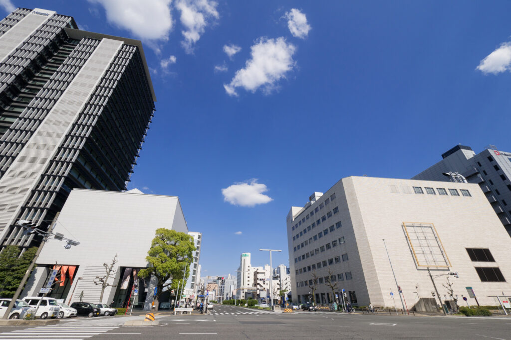 名古屋市東区葵都市風景