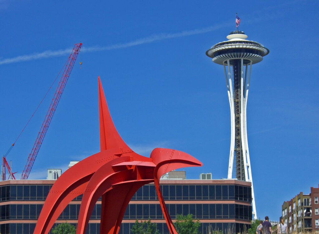 午前: スペースニードルとチフーリ・ガーデン・アンド・グラス観光