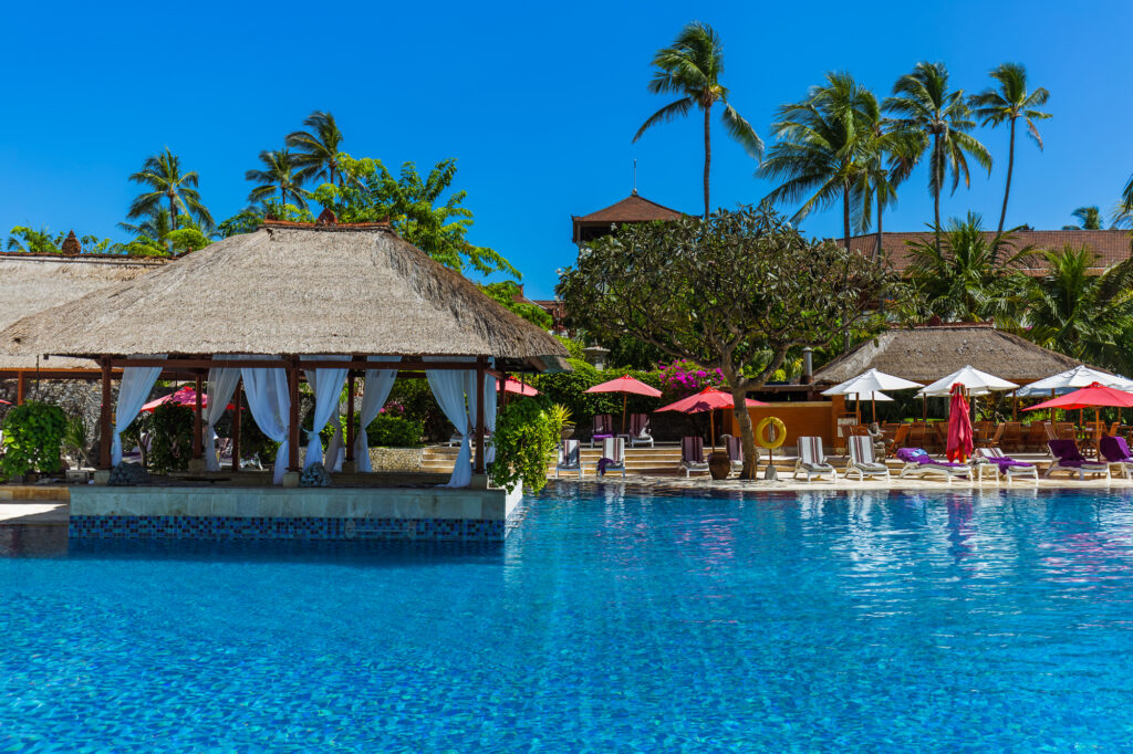 バリ島のリゾートホテル