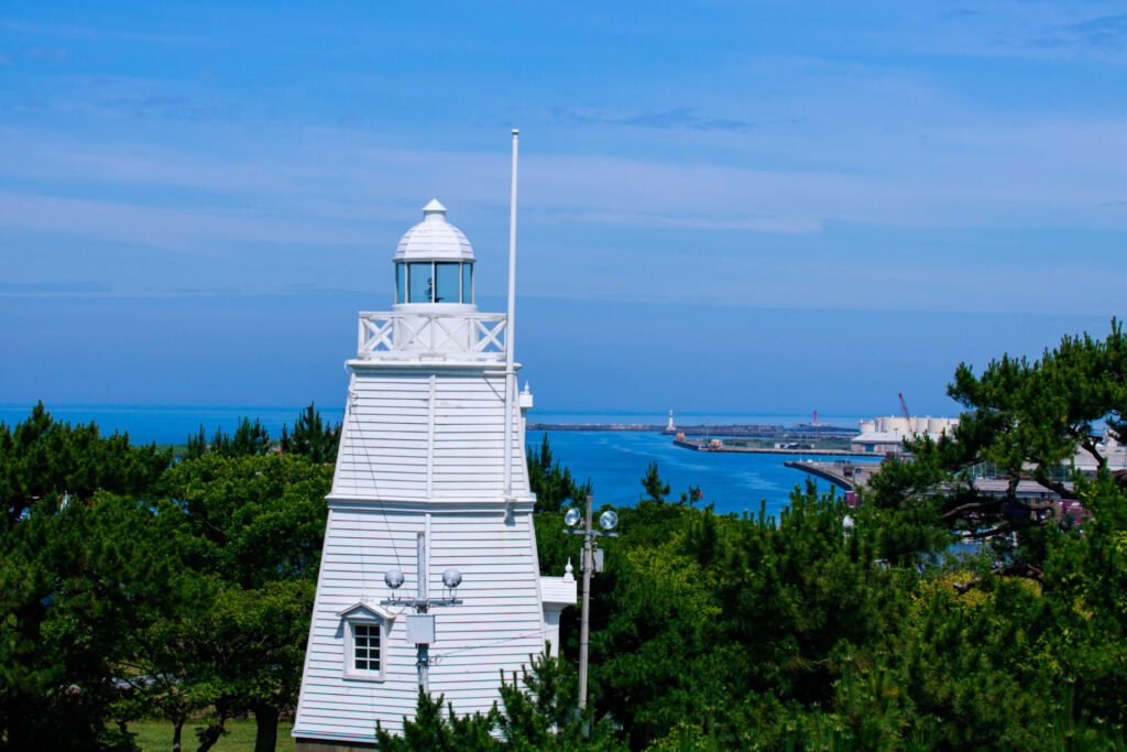 夕方: 日和山公園で自然を満喫