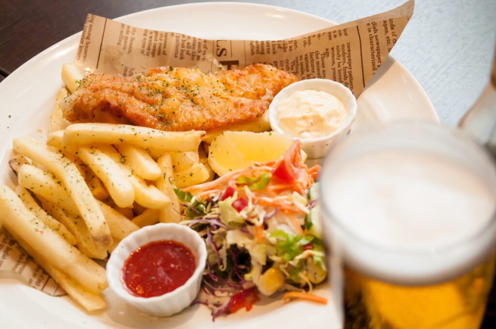 イギリス新婚旅行の食事とレストラン