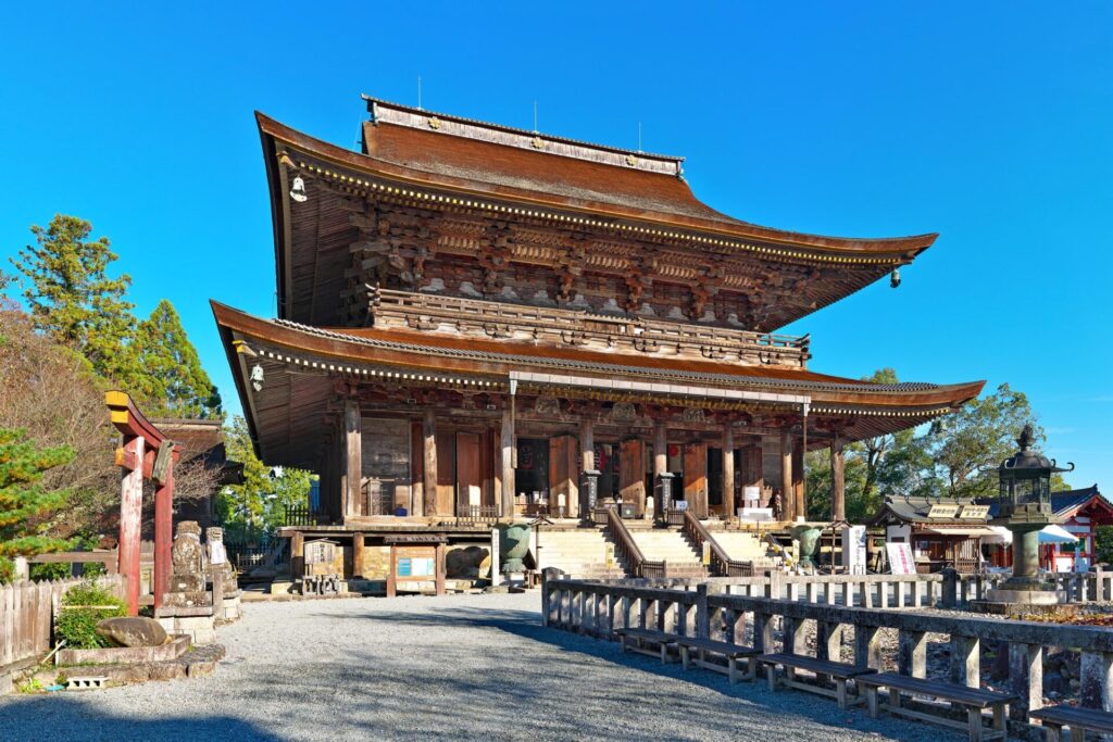 吉野山の金峯山寺 