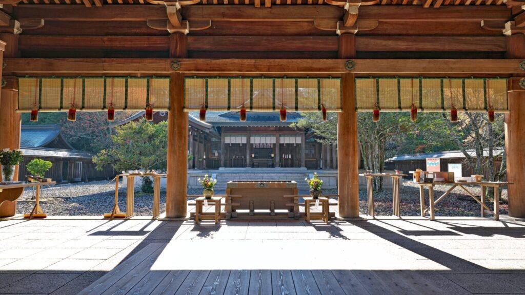 吉野神宮 本殿内