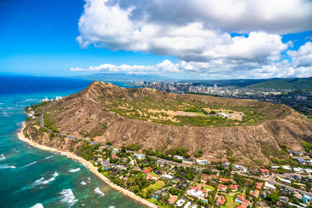 ホノルルからダイヤモンドヘッド