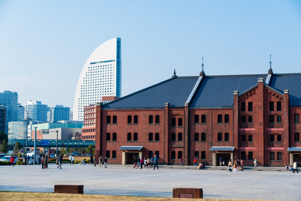 ショッピングや食事が楽しめる横浜赤レンガ倉庫