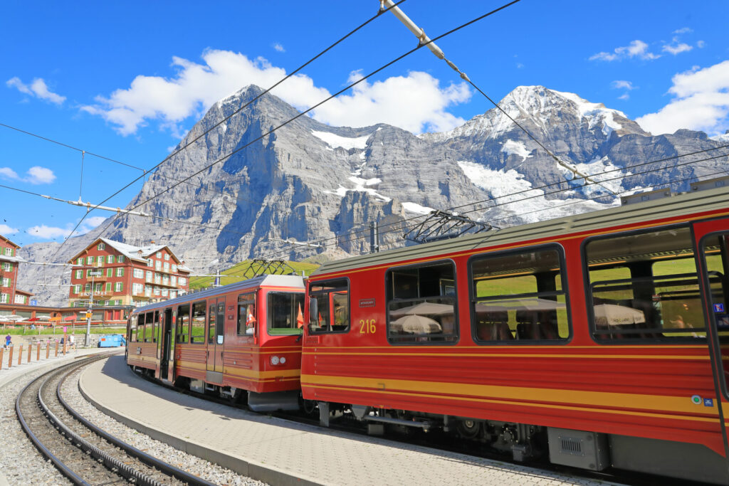 クライネシャイデック駅の風景