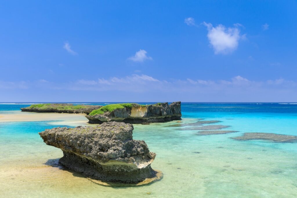 宮古島のビーチ