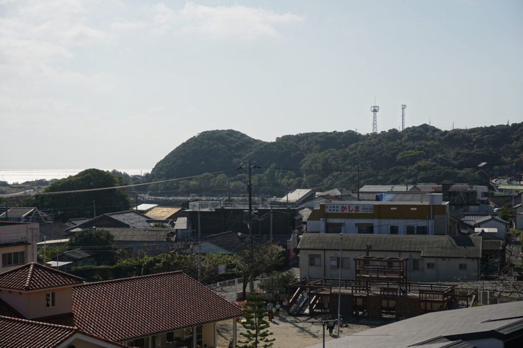 安房地区の町並み