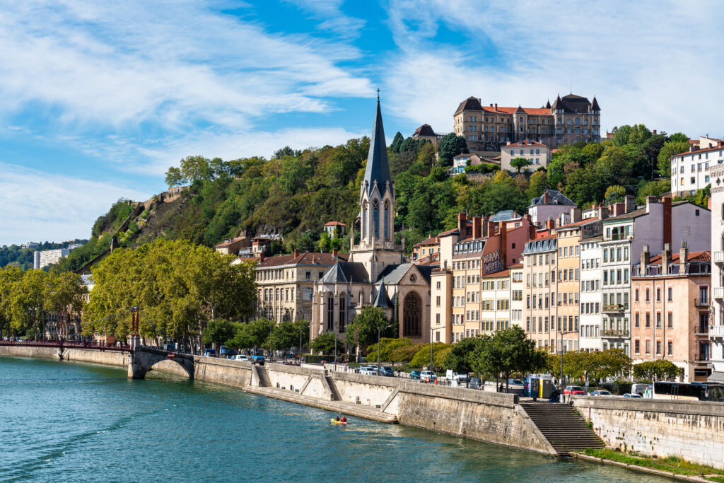 クロワルースの丘での景色