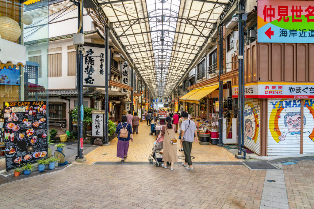 熱海の商店街