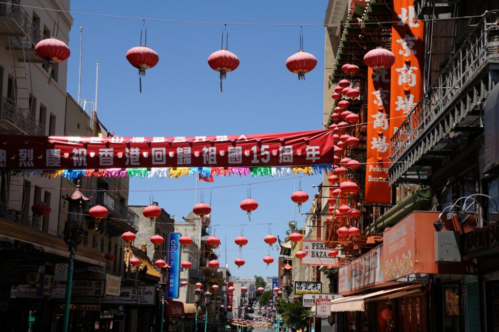 アメリカ　サンフランシスコ　中華街