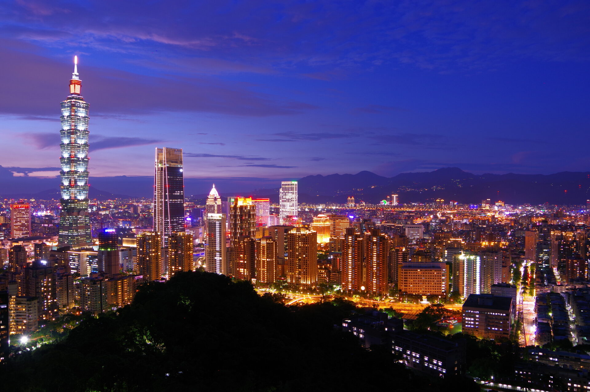 台湾台北の夜景