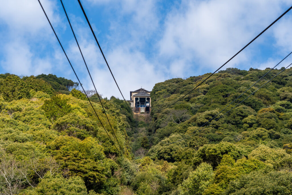 岩国城、ロープウェイ