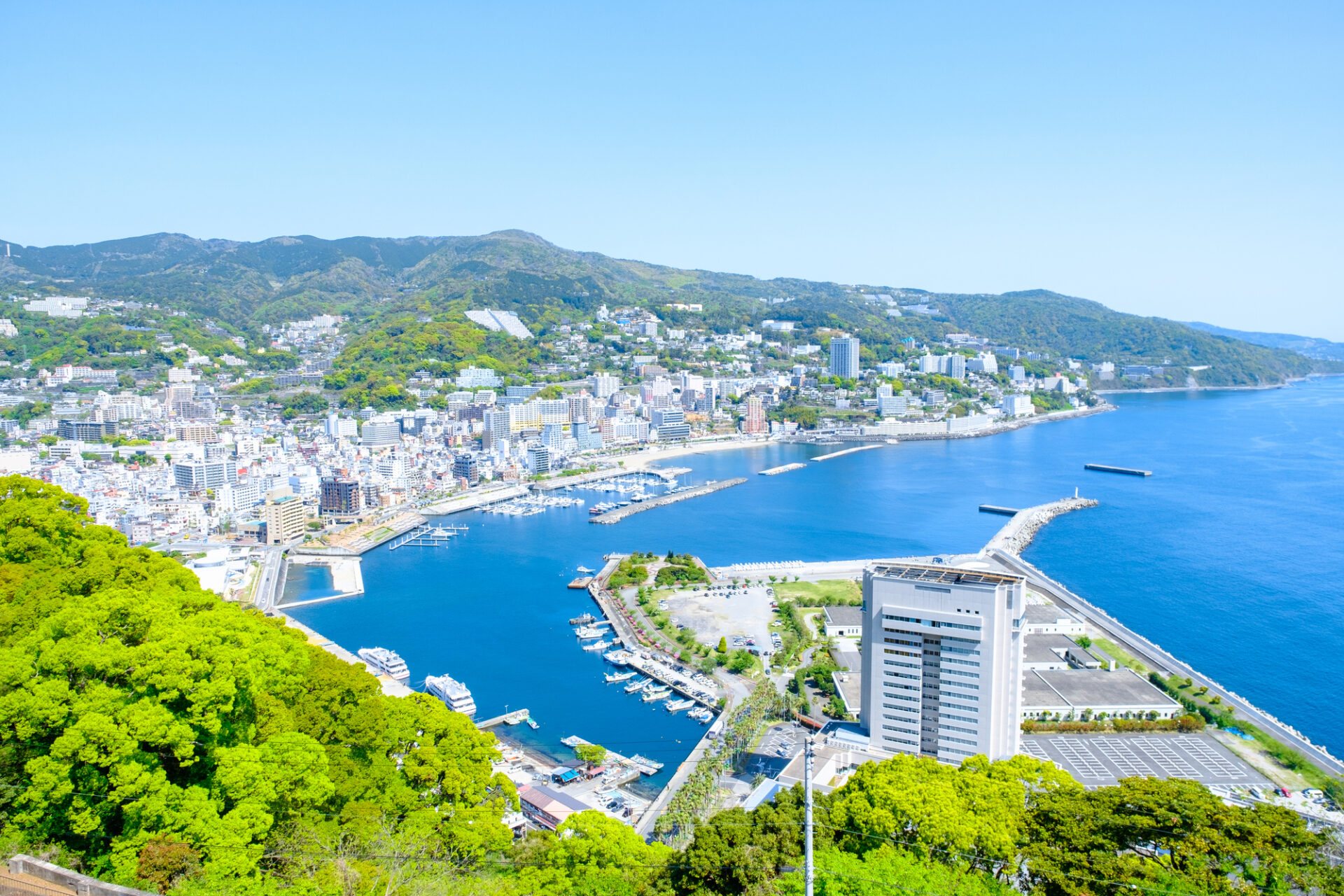 熱海市街地の景色