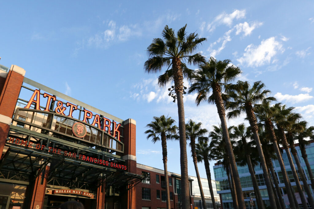 アメリカ　カリフォルニア州　サンフランシスコ　旧AT&Tパーク（現オラクル・パーク）