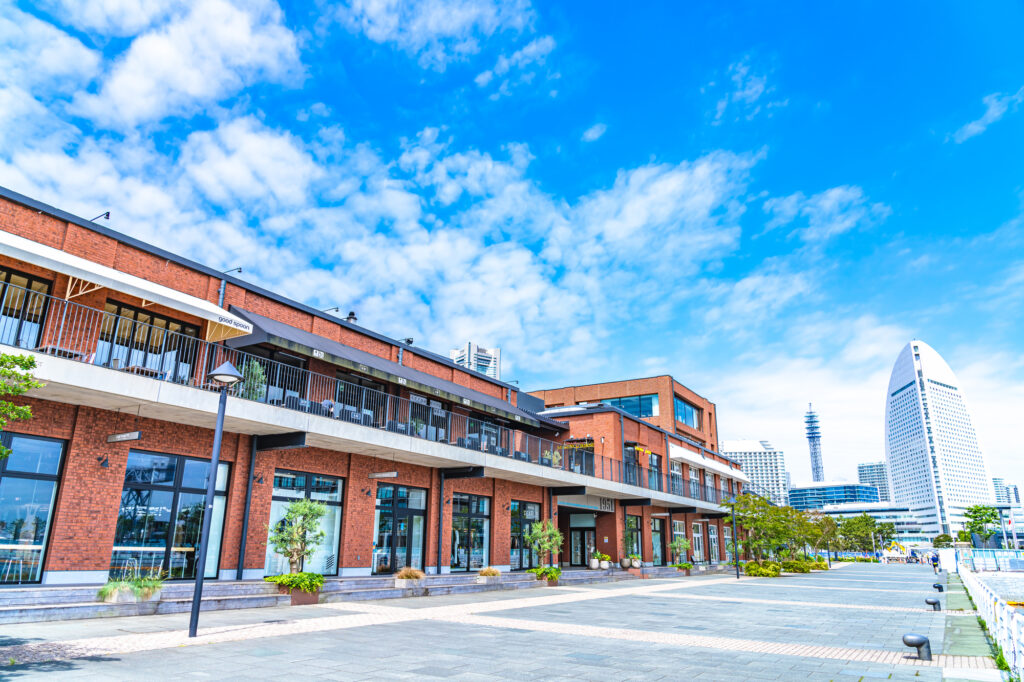 新港エリア周辺の風景
