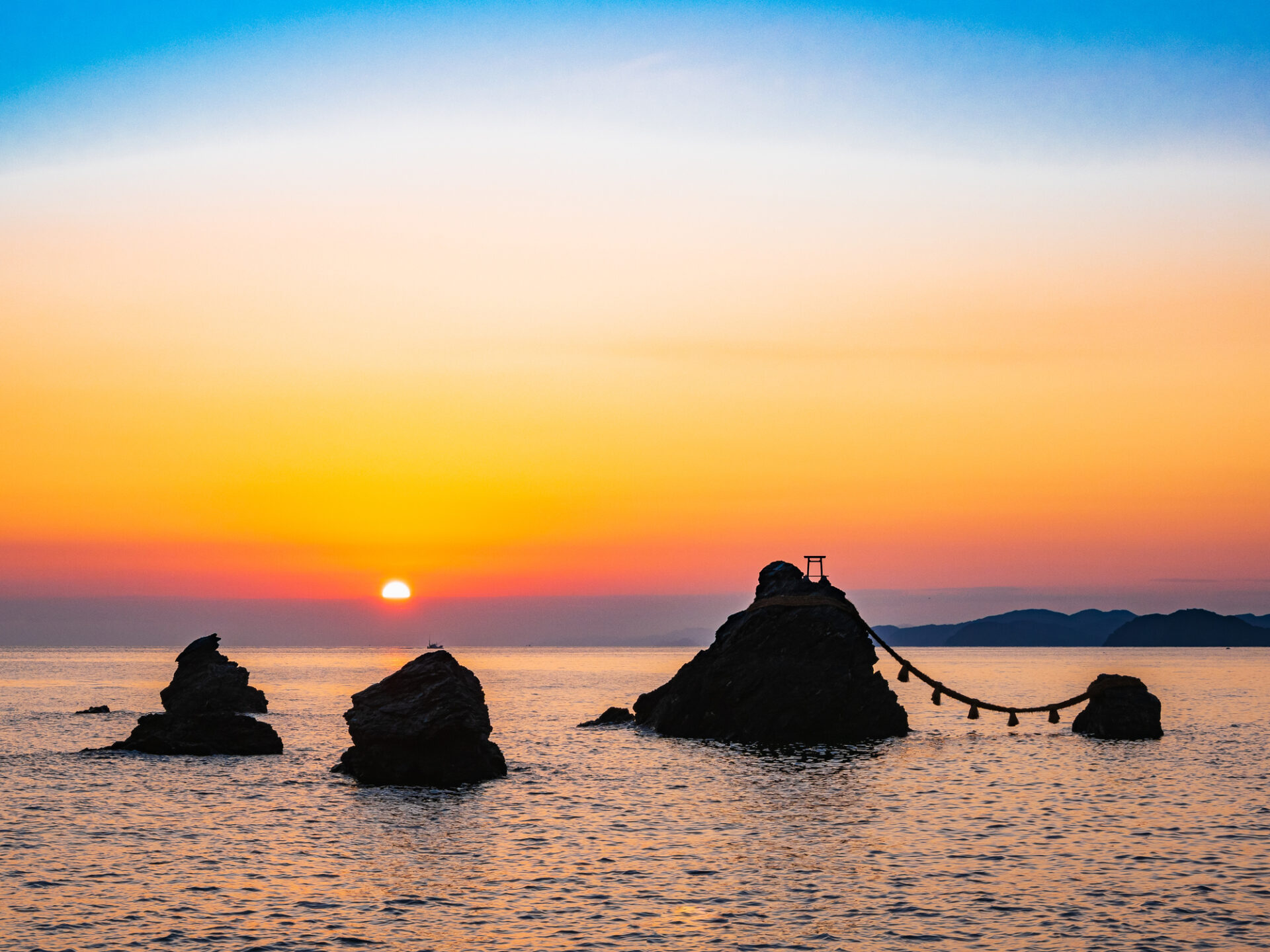 二見浦の日の出