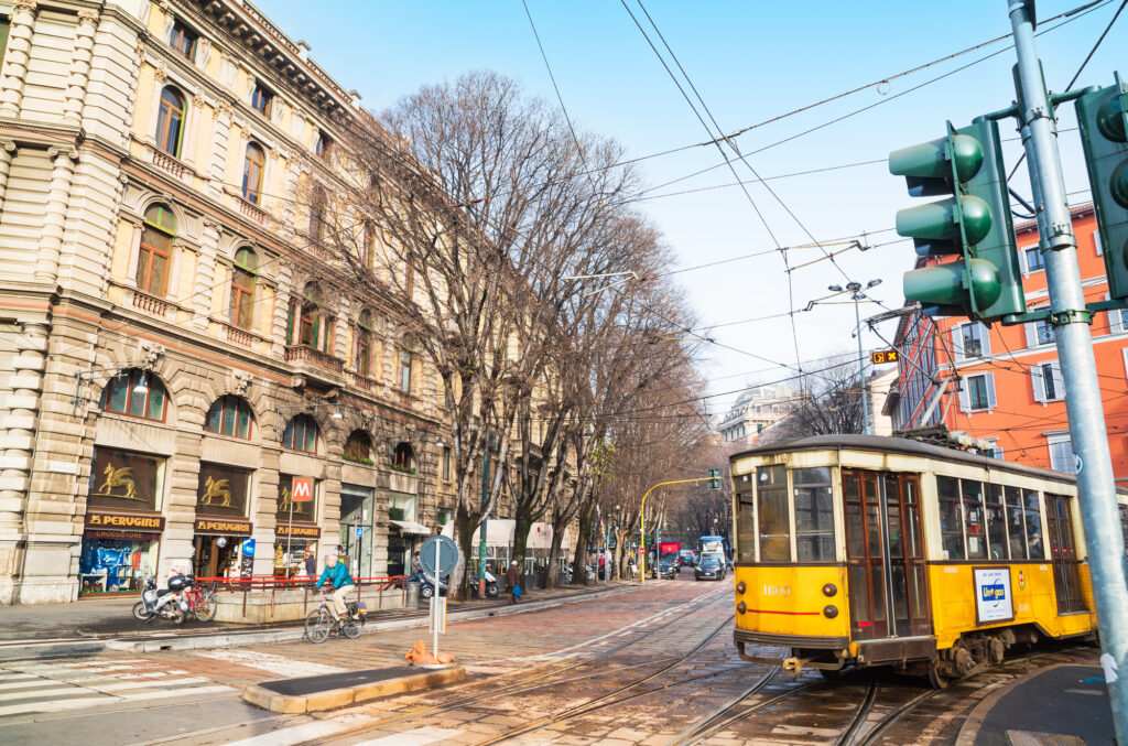 ミラノの街角　旧市街 
