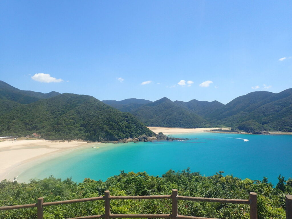 五島 列島 観光 モデル コース_【サイクリング】コバルトブルーの高浜海水浴場コース