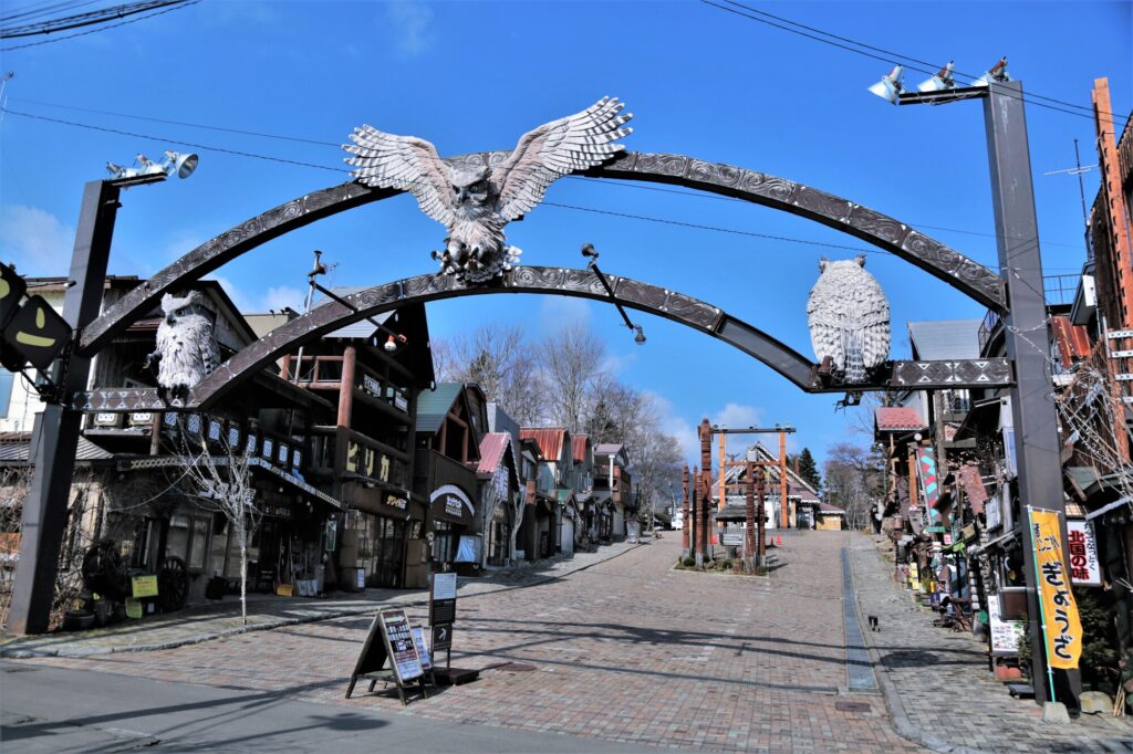 夜:阿寒湖アイヌコタン