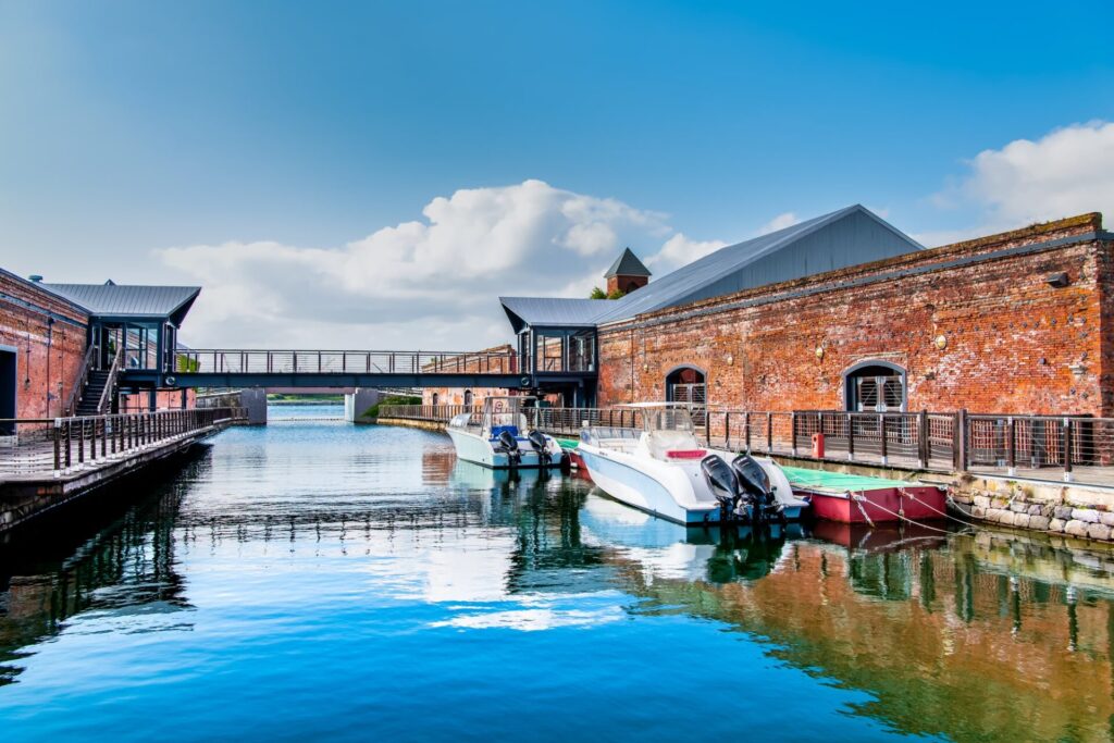  北海道函館市　金森赤レンガ倉庫群