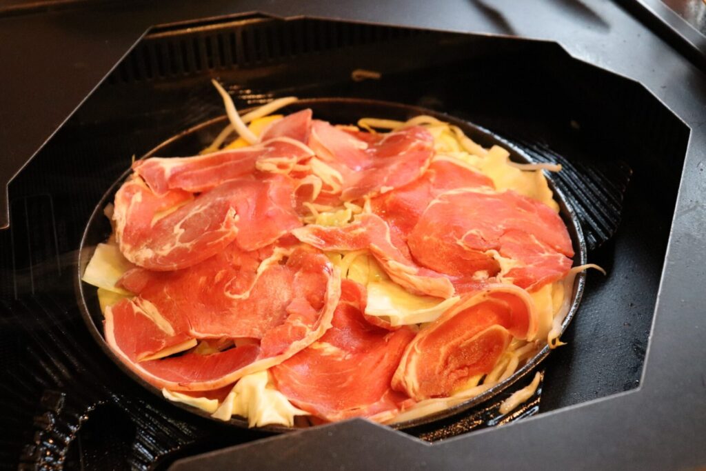 北海道、サッポロビール園のジンギスカン