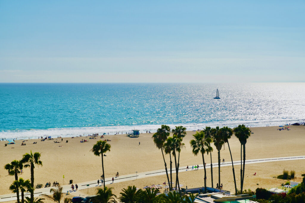 ロサンゼルスのビーチ