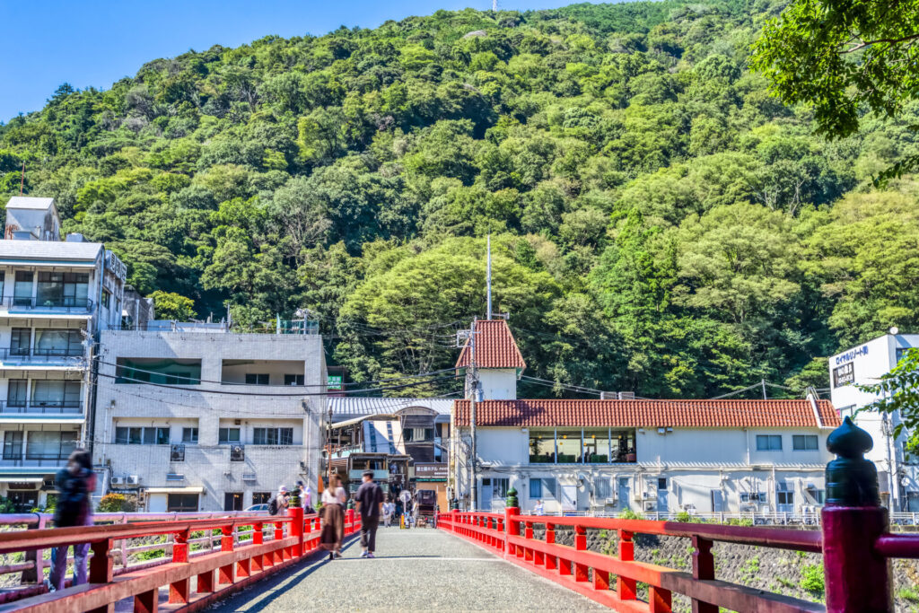 あじさい橋の風景