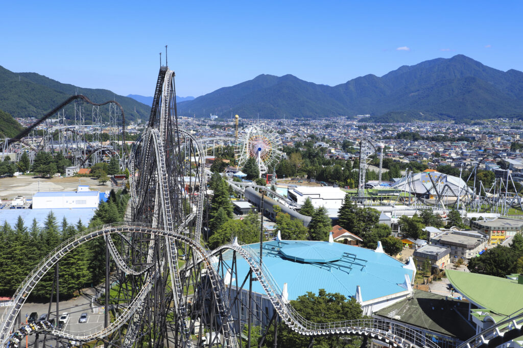 夕方:富士急ハイランド