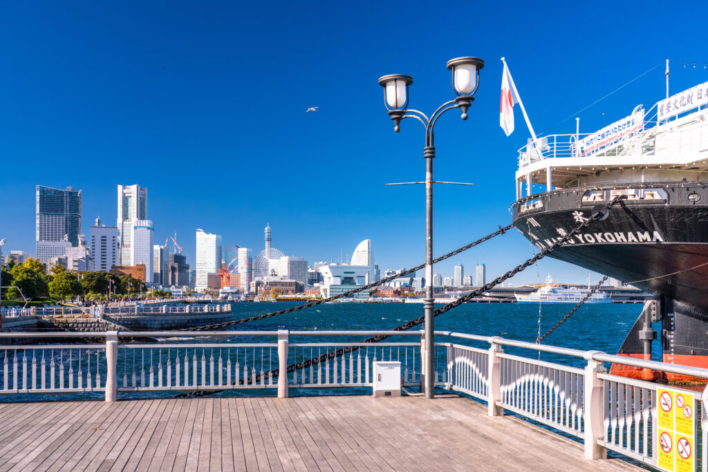 横浜の美しい町並み