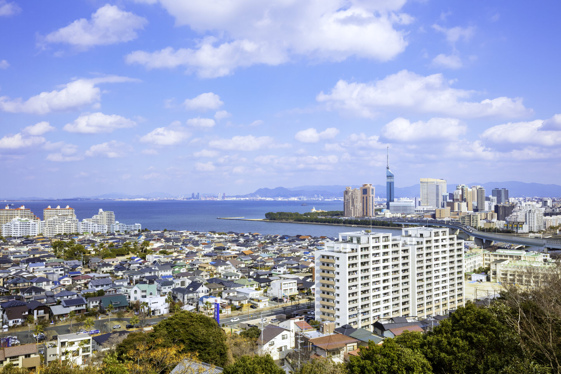 美しい福岡の都市風景