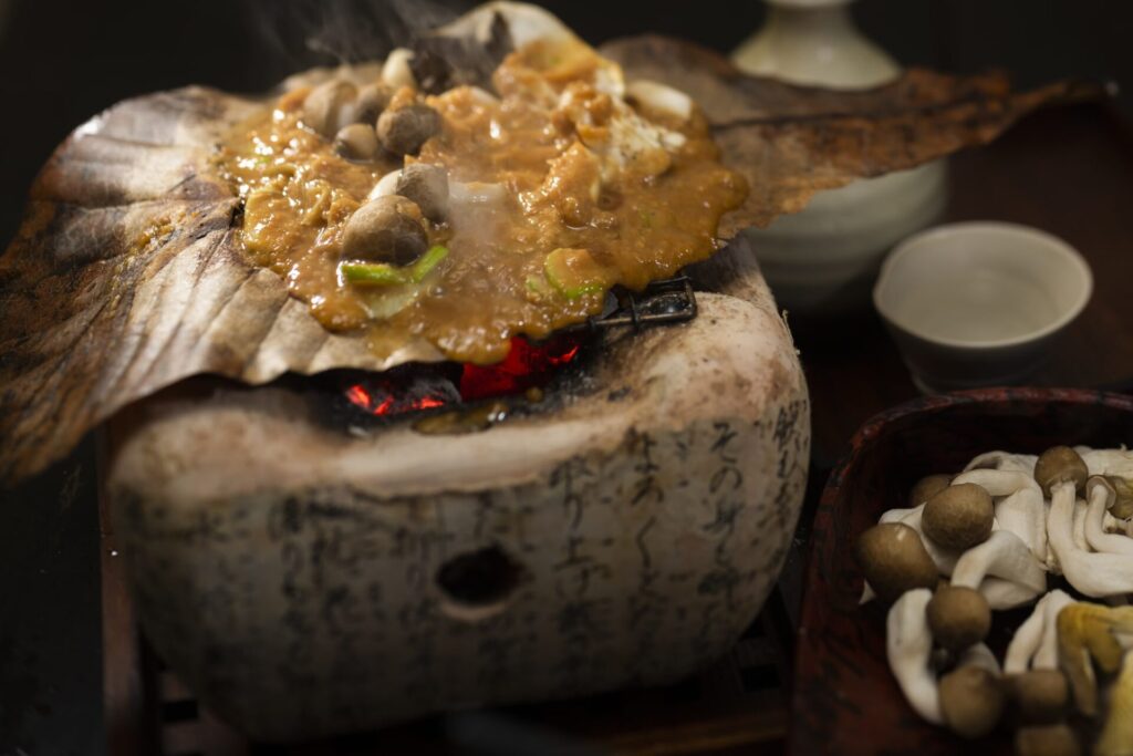 飛騨高山の朴葉味噌ステーキ