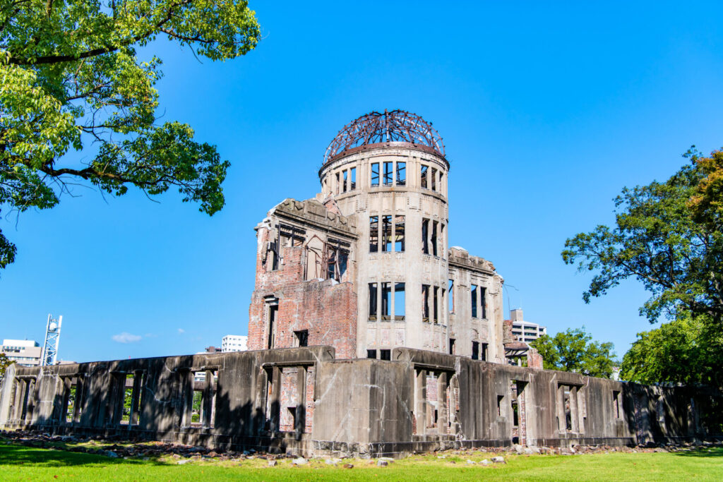 原爆ドームの風景