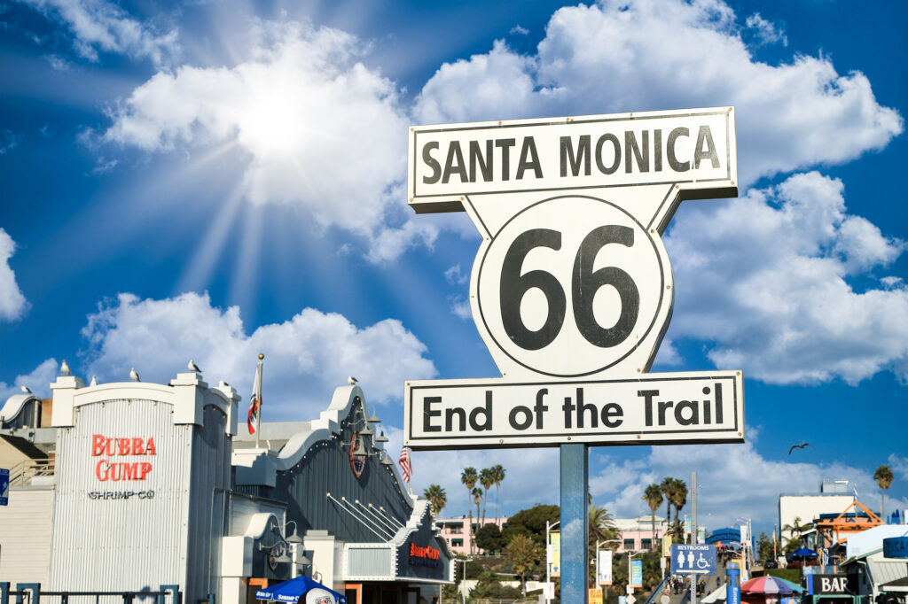 サンタモニカのビーチ