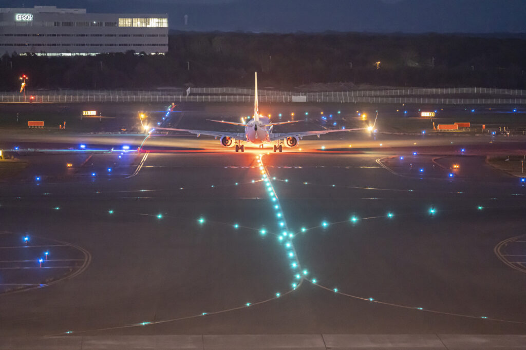夜: 新千歳空港で夕食