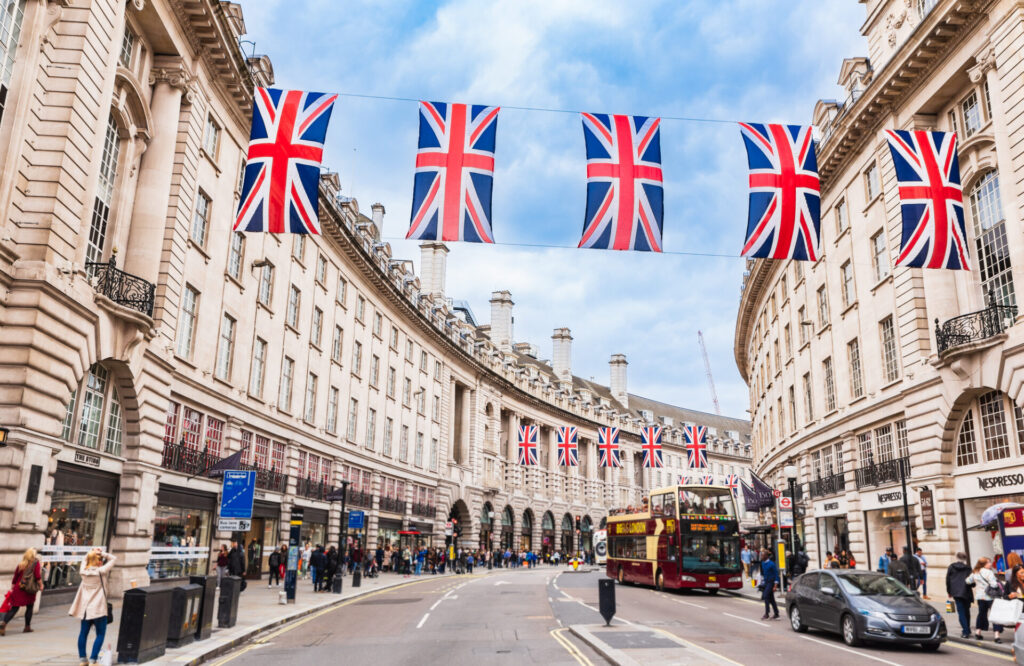 ロンドンの街並み