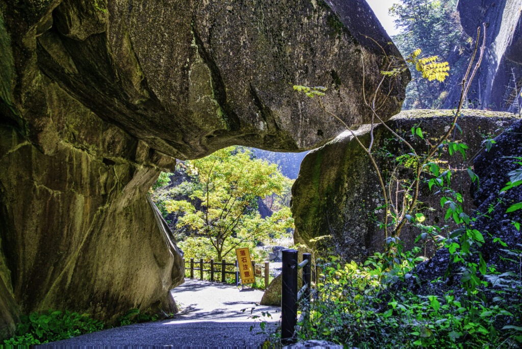 午前: 昇仙峡をウォーキング(約40分散策コース)