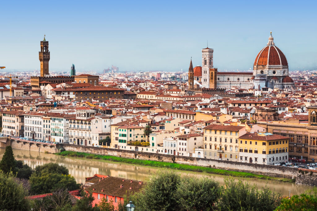 フィレンツェ　ドゥオーモとヴェッキオ宮殿