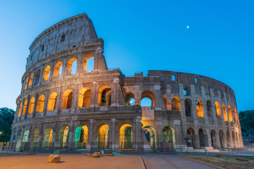 夕方のコロッセオ